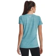 【UNDER ARMOUR】UA 618精選 女 Tech Tiger短T-Shirt _1376937-433(藍)