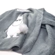 【Marushin 丸真】Moomin 刺繡立體小方巾(生氣嚕嚕米)