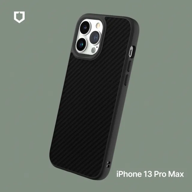 【RHINOSHIELD 犀牛盾】iPhone 13 mini/13/13 Pro/13 Pro Max SolidSuit碳纖維紋路防摔背蓋手機保護殼