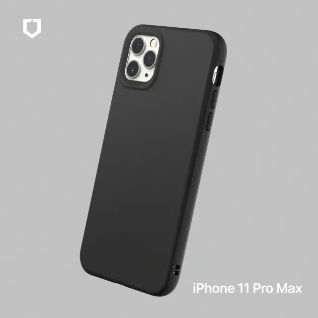 【RHINOSHIELD 犀牛盾】iPhone 11 Pro MAX 6.5吋 SolidSuit 經典防摔背蓋手機保護殼(獨家耐衝擊材料)