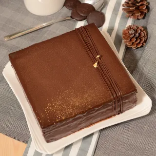 【艾波索】巧克力黑金磚方形(蘋果日報評比冠軍蛋糕)