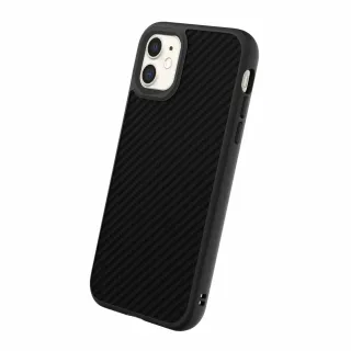 【RHINOSHIELD 犀牛盾】iPhone 11/11 Pro/11 Pro MAX SolidSuit 碳纖維紋路防摔背蓋手機保護殼-黑(原廠貨)