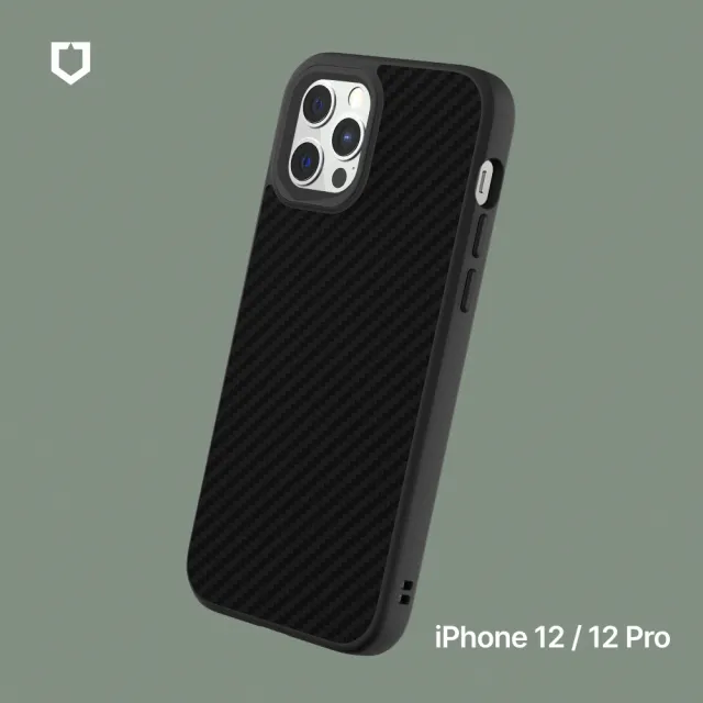 【RHINOSHIELD 犀牛盾】iPhone 12 mini/12/12 Pro/12 Pro Max SolidSuit碳纖維紋路防摔背蓋手機保護殼