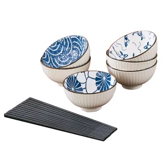 【好料理】陶瓷碗禮盒(6碗6筷)