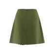 【ILEY 伊蕾】年輕感百摺腰帶短褲裙(綠色；M-XL；1232062419)