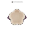 【Le Creuset】琺瑯鑄鐵鍋山茶花鍋20cm(水晶紫-鋼頭-內鍋白)