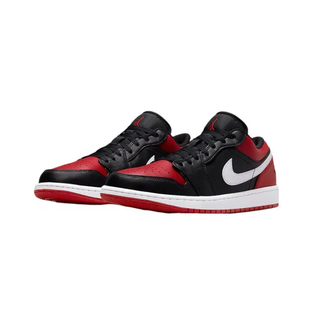 NIKE 耐吉】Air Jordan 1 Low Alternate Bred Toe 紅黑腳趾白勾553558