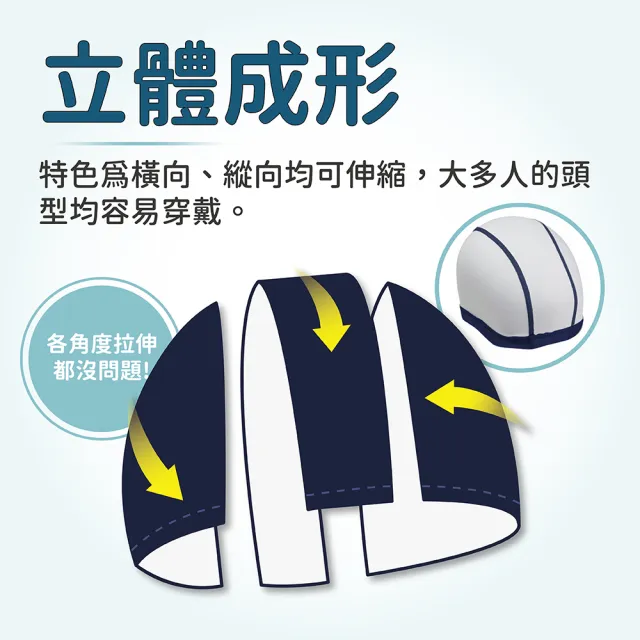 【SWIMFLOW】成人款 PU塗層泳帽 多款可選(泳帽 PU 戲水 游泳 玩水 游泳用品)