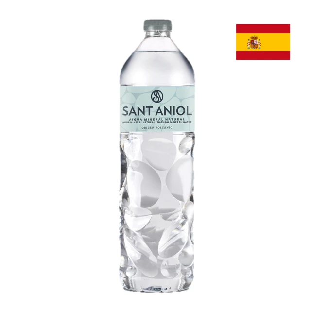 【SANT ANIOL 聖艾諾】火山岩礦泉水PET瓶 1500ml (火山岩自然過濾淨化水源)