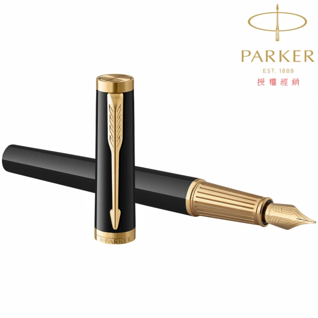 PARKER 派克 精英 麗雅黑金夾 鋼筆(Ingenuity)