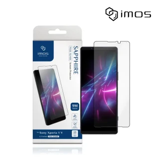 【iMos】Sony Xperia 1 V 2.5D平面滿版玻璃螢幕保護貼(Sapphire Gaming Glass 人造藍寶石)