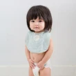 【Gift DollBao】いまばり日本今治毛巾-口水兜+長枕巾+小方巾+雙面大浴巾4件組(經典泡泡_雙面寶寶紗布巾)