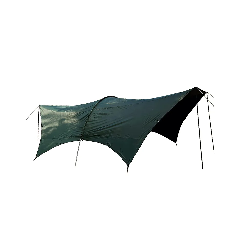 【MB露營狂】MB 8x7黑膠哈比(MB 8x7 黑膠專利哈比帳 黑膠 不透光 天幕 專利天幕 哈比 露營 逐露天下)