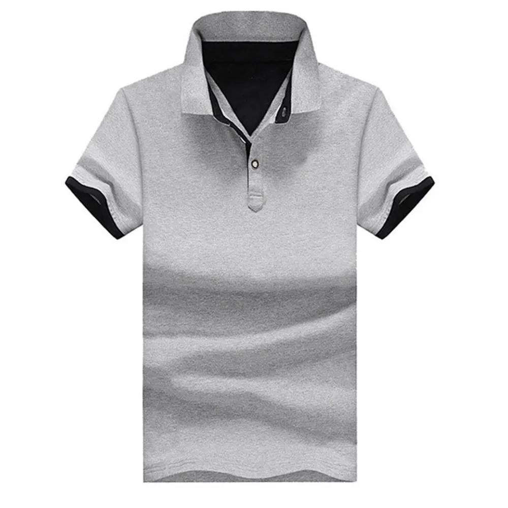 【JP服飾】現貨-M-4XL POLO衫 男士T恤 素面 POLO 襯衫 POLO衫(日常/商務 POLO衫 1536)