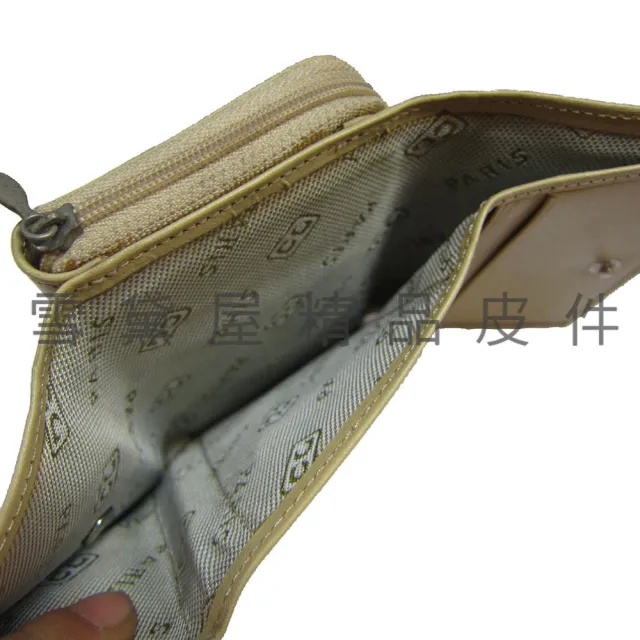 【SNOW.bagshop】雙11 短夾中性復古皮夾三折(暗扣+拉鍊式主袋100%進口牛皮革材質輕巧