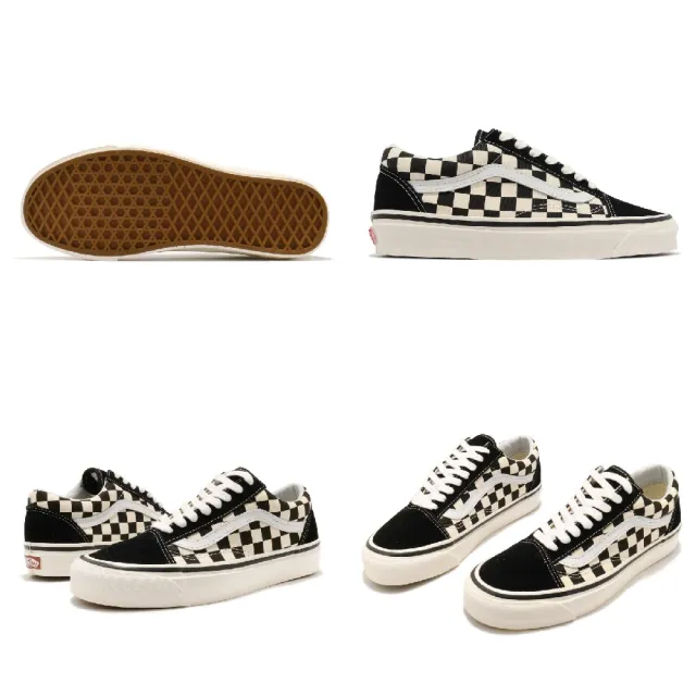 VANS】休閒鞋Old Skool 36 DX 黑白棋盤格安納海姆男鞋女鞋(VN0A38G2OAK