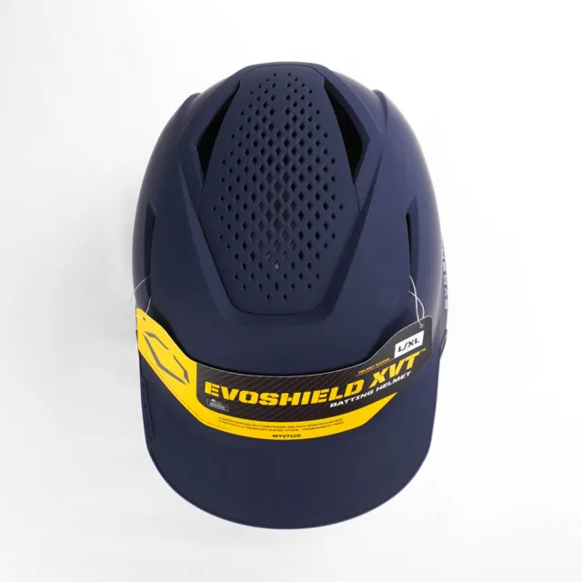 【LOUISVILLE】EVO XVT 打擊頭盔 硬式棒球 安全 防護 舒適 包覆 通風 不悶熱 霧面 深藍(WTV7115NA)