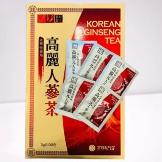【韓國】高麗人蔘顆粒茶(3公克X100包/盒x2盒)