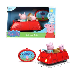 【JADA】Peppa Pig 粉紅豬 粉紅豬小妹兜風遙控車(代理)