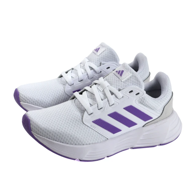 【adidas 愛迪達】adidas GALAXY 6 W 跑鞋 運動鞋 白/紫 女鞋 HP2415 no048