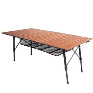 【Monterra】Maleum Rolltable 折疊露營桌 原木色(韓國品牌、露營、野餐、折疊、收納、主桌、大桌)