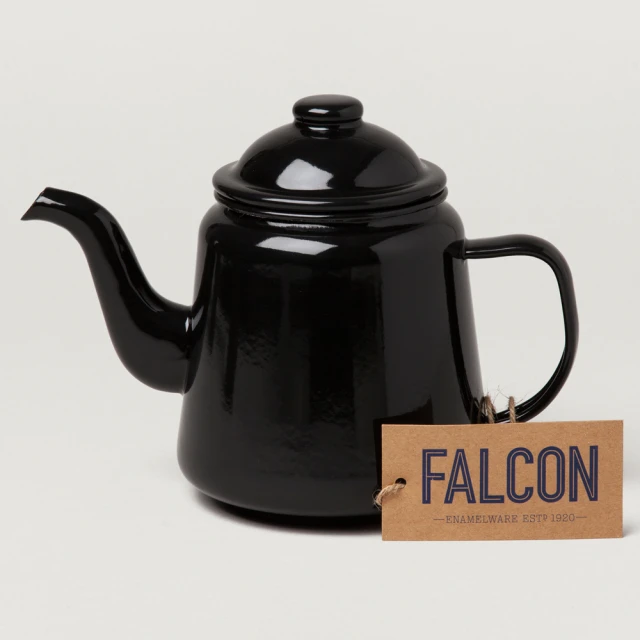 【Falcon】獵鷹琺瑯 琺瑯茶壺 下午茶壺 水壺 墨碳黑