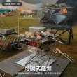 【Campingmoon 柯曼】加厚不鏽鋼焚火台 MT-035(加厚 燒烤爐 MT035 附收納袋 烤肉架 露營 逐露天下)