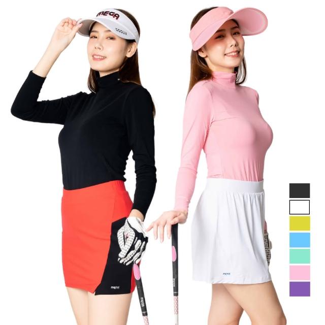 【MEGA GOLF】女款-防曬涼感機能內搭衣滑衣 UV-F301(高爾夫防曬打底衣 內搭衣)