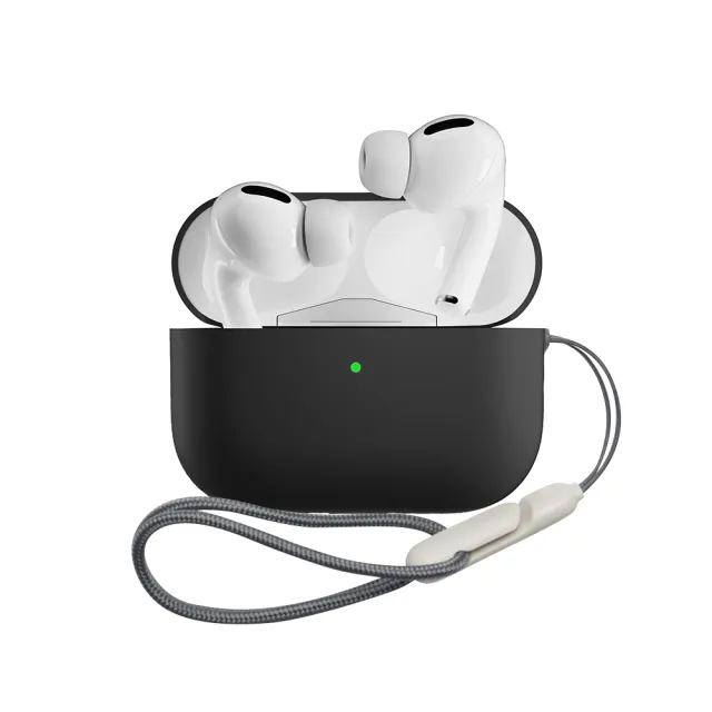 【Apple 蘋果】獨家保護套+掛繩組AirPods Pro 2 (USB-C充電盒)