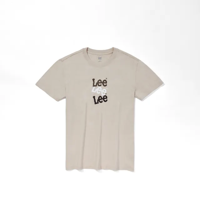 【Lee 官方旗艦】男裝 短袖T恤 / 三色層疊 小LOGO 共4色 標準版型(LL220345)