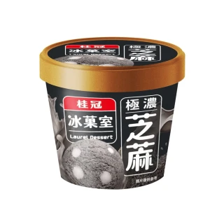 【桂冠冰菓室】極濃芝麻冰淇淋(90g*6杯)