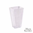 【Meric Garden】歐式輕奢璀璨透明水晶花瓶/裝飾花器/桌面擺飾(花藝花器 插花裝飾品 造型花瓶 藝術品)