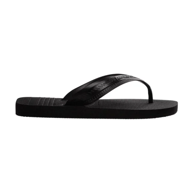 【havaianas 哈瓦仕】拖鞋 男鞋 夾腳拖 寬帶 條紋 Hybrid Be 黑 4145752-0090M(哈瓦士)