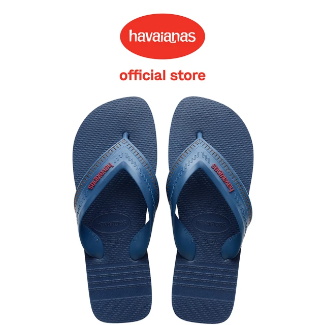 havaianas 哈瓦仕 拖鞋 男鞋 夾腳拖 寬帶 條紋 Hybrid Be 藍 4145752-2664M(哈瓦士)