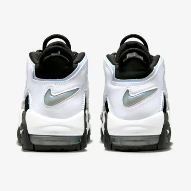 NIKE 耐吉】籃球鞋女鞋大童運動鞋包覆緩震AIR MORE UPTEMPO GS 黑白