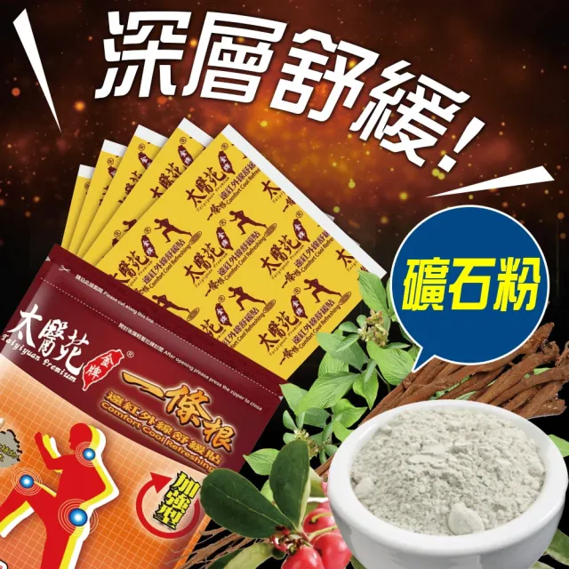 【Tai Yi Yuan Premium 太醫苑金牌】金門一條根遠紅外線舒緩貼-3包共15片入(加強型大片)