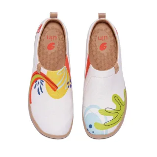 【uin】西班牙原創設計 女鞋 山野彩虹彩繪休閒鞋W1010617(彩繪)