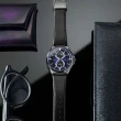 【CITIZEN 星辰】都會紳士光動能月相盈虧鈦金屬時尚男錶-藍x黑/42mm(BU0066-11W)