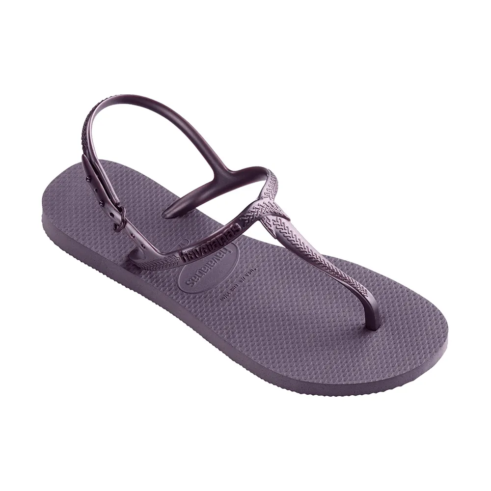 【havaianas 哈瓦仕】涼鞋 女鞋 拖鞋 夾腳拖 編織鞋帶 Twist 紫色 4144756-1780W(哈瓦士)