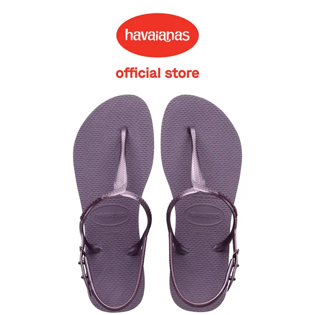 【havaianas 哈瓦仕】涼鞋 女鞋 拖鞋 夾腳拖 編織鞋帶 Twist 紫色 4144756-1780W(哈瓦士)