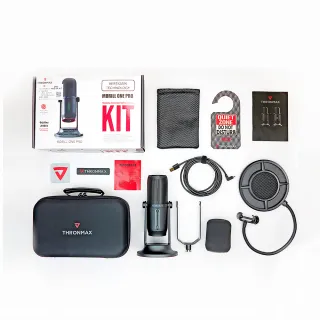 【THRONMAX】M2 One Pro Kit｜USB-C電容麥克風套裝組(多指向收音模式、VERTIGAIN☆ 技術)