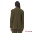 【KeyWear 奇威名品】質感時尚後開岔西裝外套(共2色)
