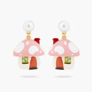 【Les Nereides】小小菇家族-大蘑菇房子耳環