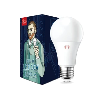 【旭光】LED E27 10W 全電壓 球泡 白光 黃光 自然光-8入組(LED  E27 10W 全電壓 燈泡)