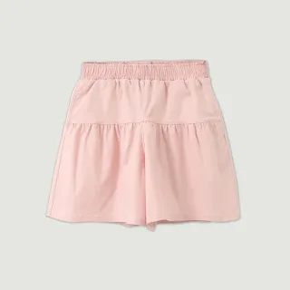 【Hang Ten】女童-鬆緊腰頭造型褲裙(淺粉)