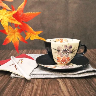 【HIYASU 日安工坊】日本製 瀨戶燒-咖啡杯盤組