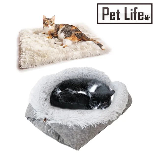 【Pet Life】舒適耐磨兩用寵物墊/寵物窩