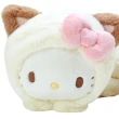 【SANRIO 三麗鷗】療癒貓咪系列 造型絨毛玩偶 造型靠墊 HELLO KITTY