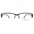 【Masaki 松島正樹】半框款 日本鈦 光學眼鏡(黑 銀#MF1252 C3)
