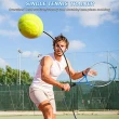 【拓生活】成人自動回彈網球訓練器 成人網球拍(單人網球 自動回彈)